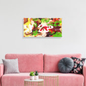 Red Panda  are cool  Canvas Afdruk (Insitu (Woonkamer))