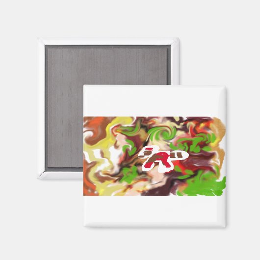 Red Panda are cool Magneet (Voorkant / Achterkant)