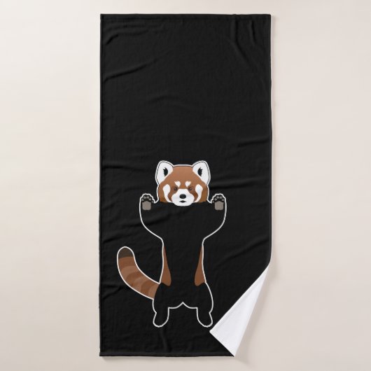 Red Panda Bad Handdoek (Badhanddoek)