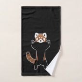 Red Panda Bad Handdoek (Handdoek)
