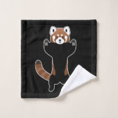 Red Panda Bad Handdoek (Wasdoekje)