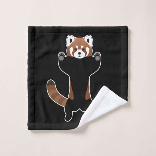 Red Panda Bad Handdoek (Wasdoekje)