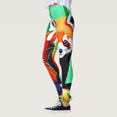 Red Panda Bamboo Forest Leggings (Links)