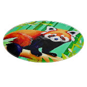 Red Panda Bamboo Forest Snijplank (Hoek)