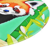 Red Panda Bamboo Forest Snijplank (Hoek)