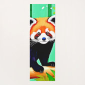 Red Panda Bamboo Forest Yogamat (Achterkant)