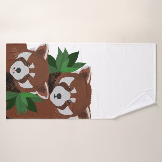 Red Panda Bath Towel Badhanddoek (Badhanddoek)