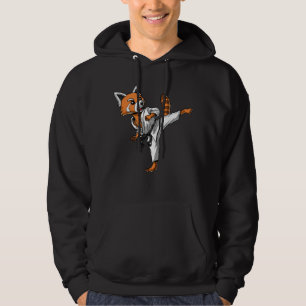 Red Panda Beer Karate Hoodie
