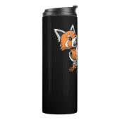 Red Panda Beer Karate Thermosbeker (Gedraaid links)