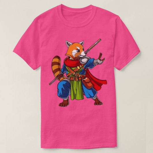 Red Panda Beer Ninja T-shirt (Design voorkant)