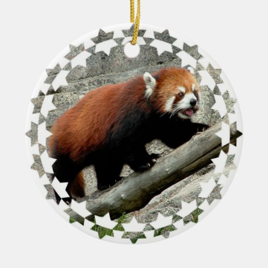 Red Panda Beer Ornament (Voorkant)