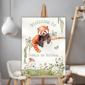 Red Panda Beer Welkomstbord Poster