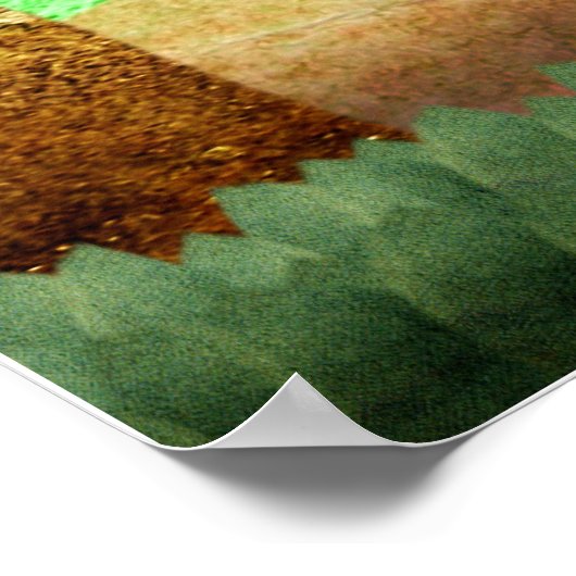 Red Panda berg - Afdruk poster (Hoek)