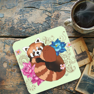 Red Panda Bier Onderzetter