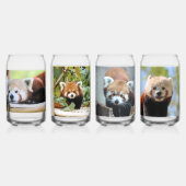 Red Panda Blikvorm Glas (Voorkant)