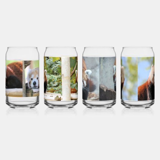 Red Panda Blikvorm Glas (Links)