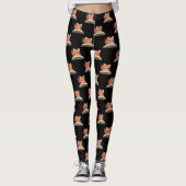 Red Panda Book Lover Leggings (Voorkant)