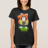 Red Panda Bowling bowling bal Sport T-shirt (Voorkant)