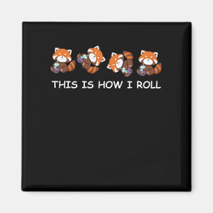 Red Panda bubble Tea Boba Tea Tea Magneet