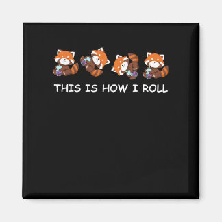 Red Panda bubble Tea Boba Tea Tea Magneet