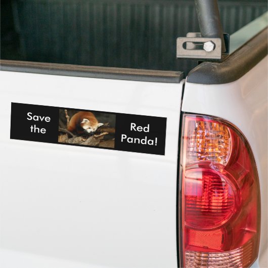 Red Panda Bumpersticker (Op Truck)