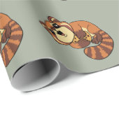 Red Panda. Cadeaupapier (Rol Hoek)