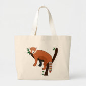 Red Panda Canvas tas (Voorkant)