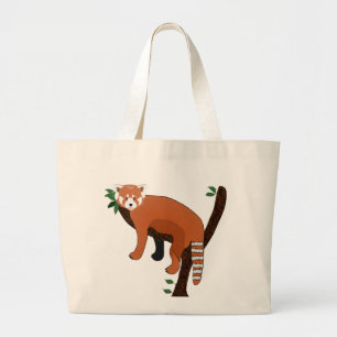 Red Panda Canvas tas