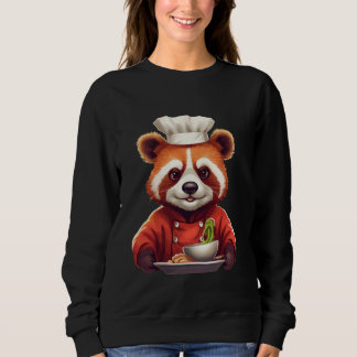 Red Panda Chef Anime Culinary Master Culinary Cook Trui
