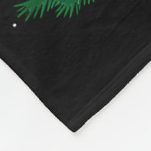 Red Panda Christmas Tree Funny Animal  Fleece Deken (Hoek)