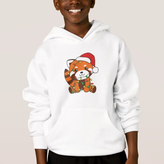 Red Panda Christmas Winter Animals Red Pandas (Voorkant)
