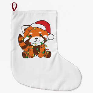 Red Panda Christmas Winter Animals Red Pandas Grote Kerstsok