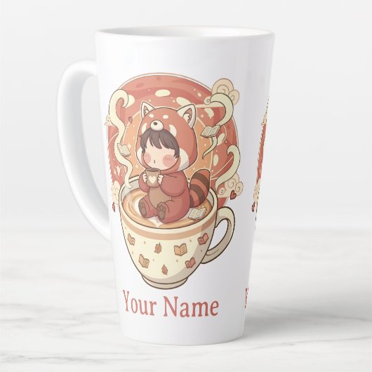 Red Panda Coffee & Latte 17oz Mug do Mok (Linkerhoek)