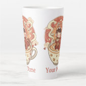 Red Panda Coffee & Latte 17oz Mug do Mok (Voorkant)
