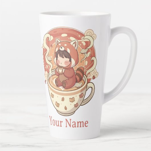 Red Panda Coffee & Latte 17oz Mug do Mok (Rechts)