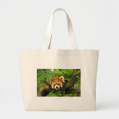 Red Panda Cub Grote Tote Bag (Voorkant)