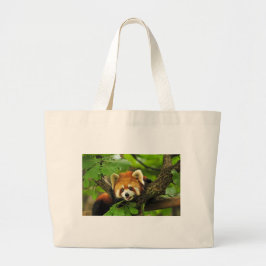 Red Panda Cub Grote Tote Bag