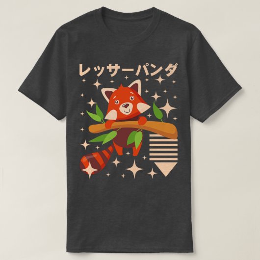Red Panda Cute Animal T-shirt (Design voorkant)