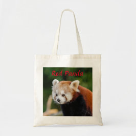 Red Panda Cute Photo Tote Bag