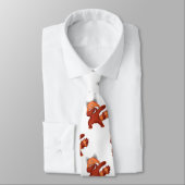 Red Panda Dabbing Stropdas (Gebonden)