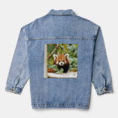 Red Panda Denim Jacket (Achterkant)