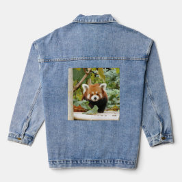 Red Panda Denim Jacket