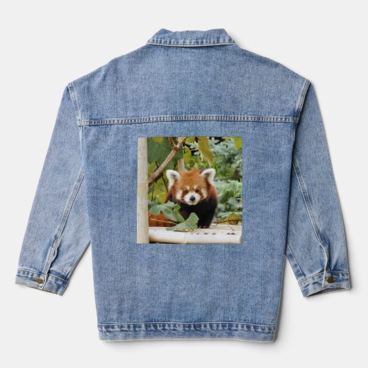 Red Panda Denim Jacket (Achterkant)