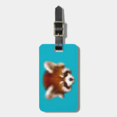 Red Panda Design Bagagelabel (Voorkant verticaal)