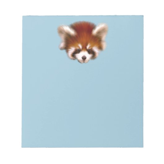Red Panda Design Notitieblok (Voorkant)