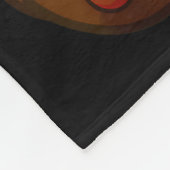 Red Panda Doing Heart With Hands Valentines Day Fleece Deken (Hoek)