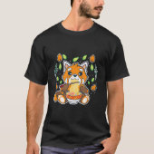 Red Panda Eating Ra Noodles Red Panda T-shirt (Voorkant)
