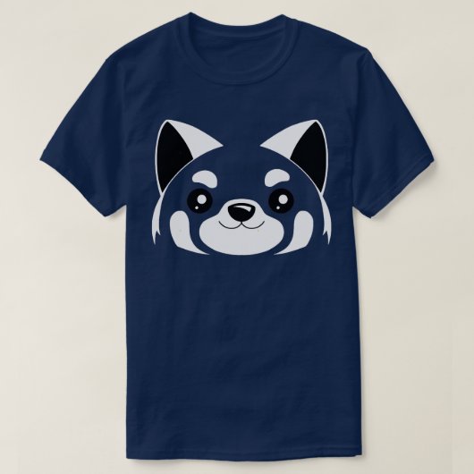 Red Panda Face 2 T-shirt (Design voorkant)
