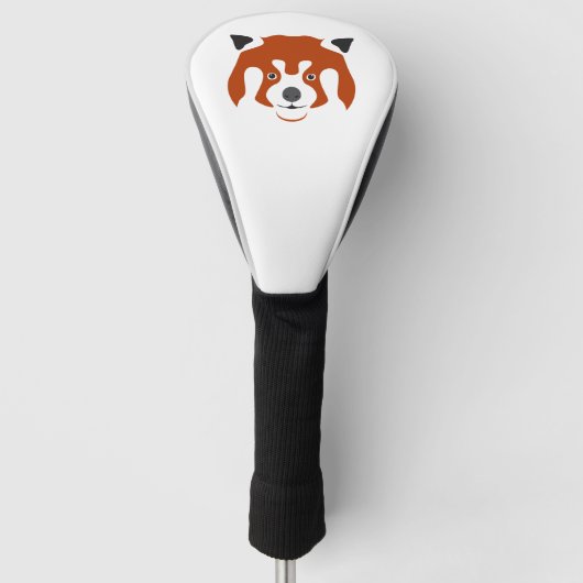RED PANDA FACE GOLFHEADCOVER (Voorkant)