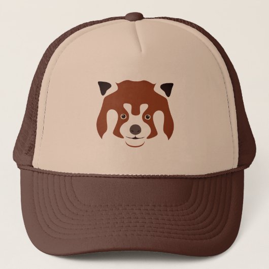 Red Panda Face Trucker Pet (Voorkant)
